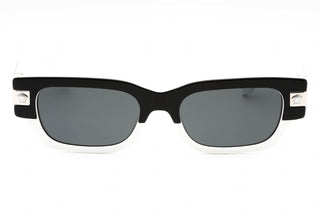 Versace 0VE4465 Sunglasses Black/White/Dark Grey-AmbrogioShoes