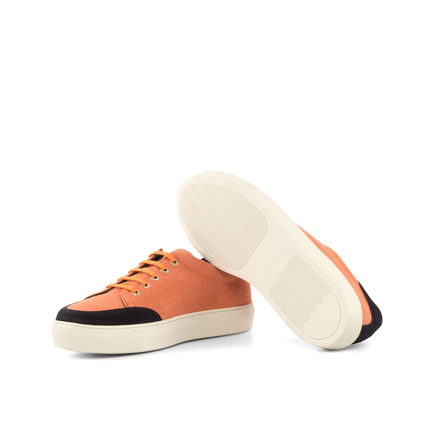 Men's Orange Casual Sneakers