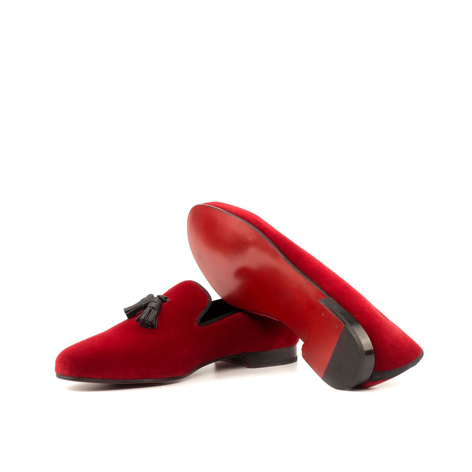 Men's Handmade Velvet Loafers Shoes