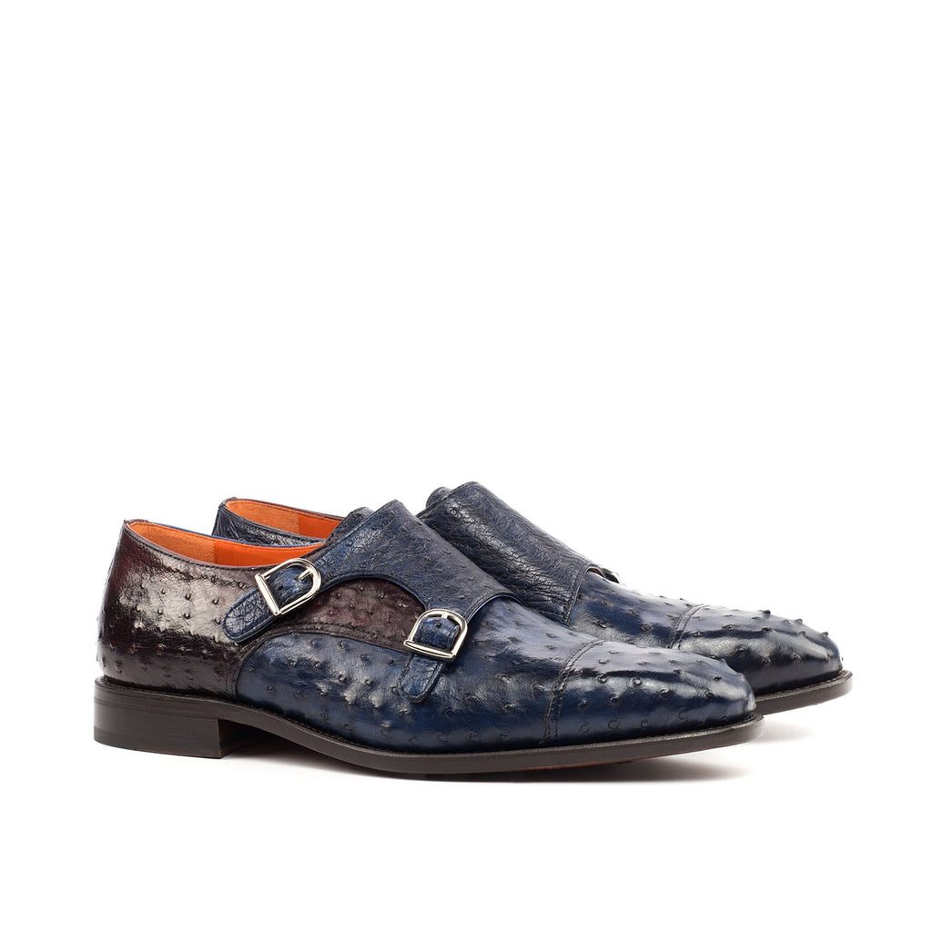 Navy on sale snakeskin shoes