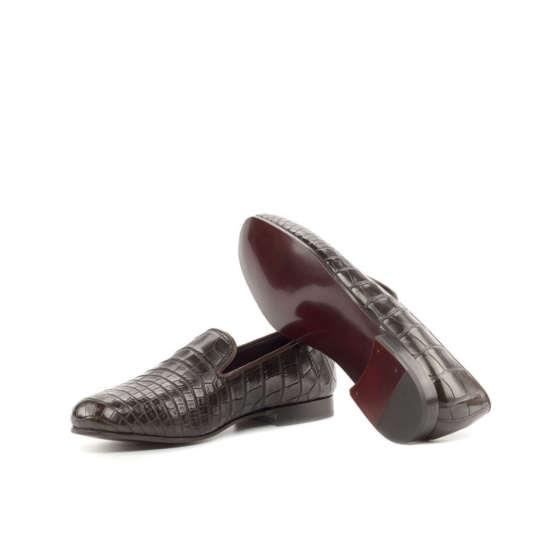 Cursive Galet Alligator Leather Loafer