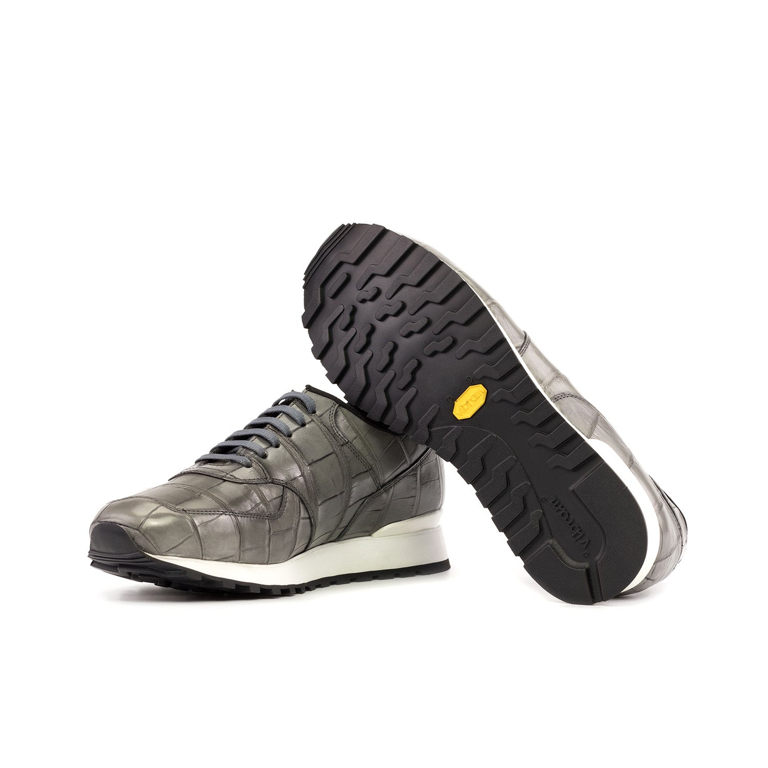 Jogger grey exotic alligator - Animas Code