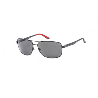 Carrera 8014/S Sunglasses Matte Black (M9) / Grey Polarized-AmbrogioShoes