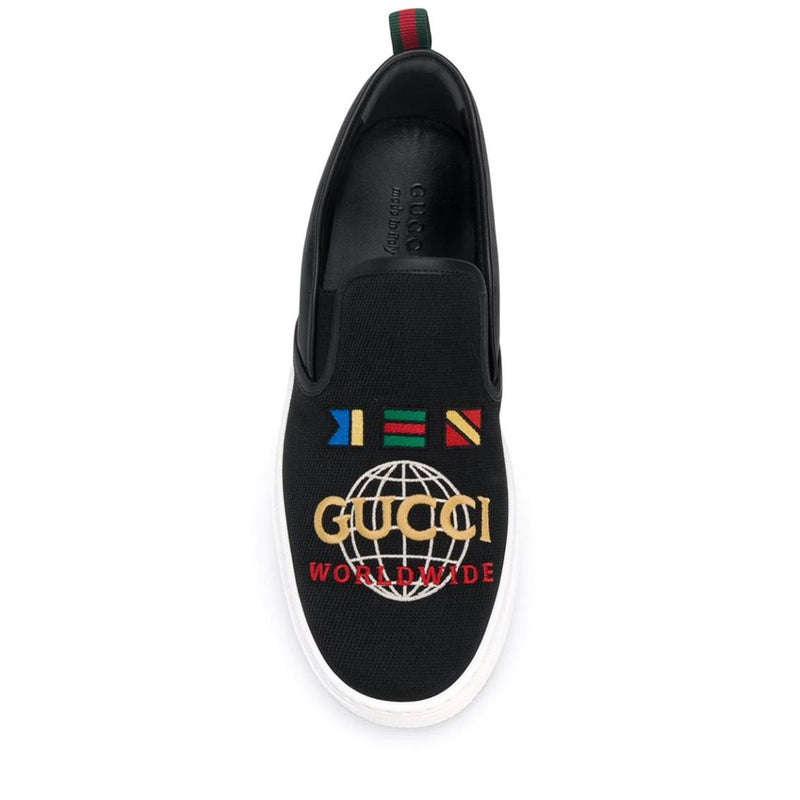 Gucci Men's Dublin GG Embossed Slip On Sneakers