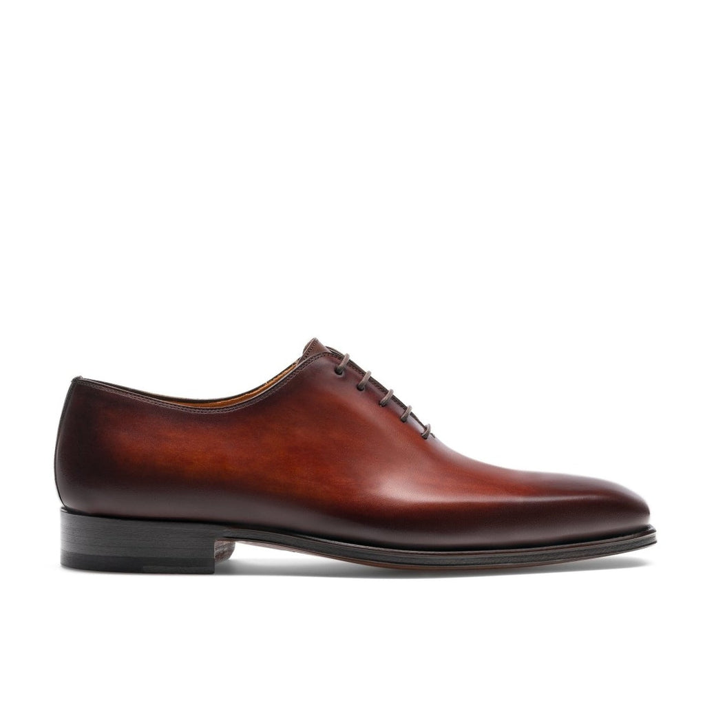 Magnanni 20702 Crucero Men's Shoes Cognac Calf-Skin Leather Whole-cut  Oxfords (MAGS1045)