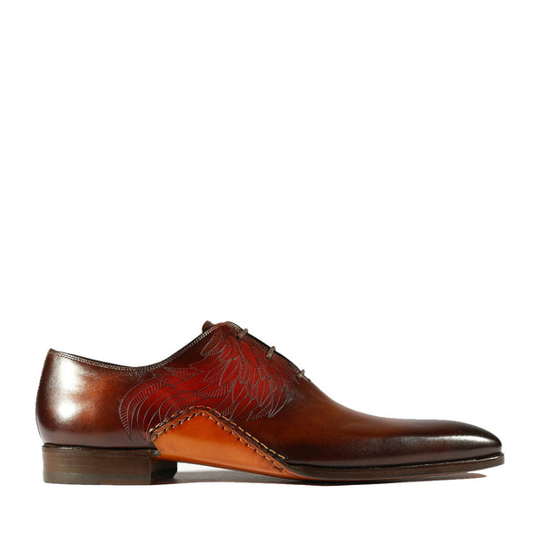 Red best sale magnanni shoes