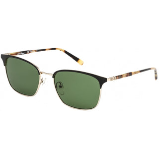 Salvatore Ferragamo SF180S Sunglasses Black/Shiny Gold / Green-AmbrogioShoes