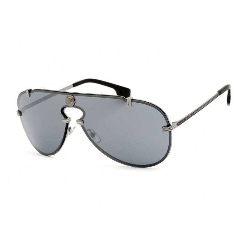 Versace mirrored shield sunglasses sale