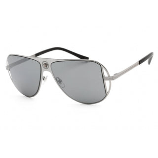 Versace VE2212 Sunglasses Gunmetal / Silver Mirror-AmbrogioShoes